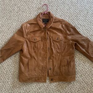 Women’s Lucky Brand Brown leather jacket